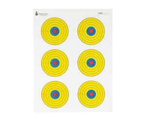 ACTION TGT BRIGHT 6 BULLSEYE 100PK