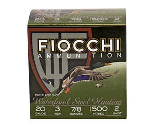 FIOCCHI 20GA #2 FLYWAY STEEL 25/250