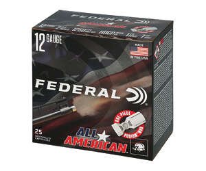 FED ALL AMER 12GA 2.75" 1 1/8OZ #7.5
