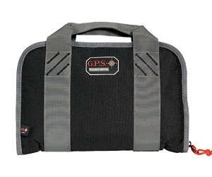 GPS DOUBLE COMPACT PISTOL CASE BLACK