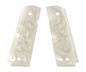 HOGUE GRIP 1911 GOVT PEARL AMBI WHT