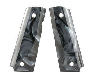 HOGUE GRIP 1911 GOVT PEARL AMBI BLK