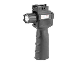 NCSTAR VERT GRIP LIGHT/ RED LASER