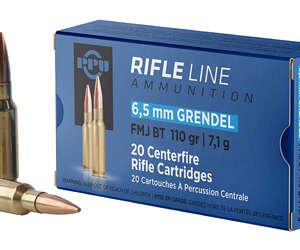 PPU 6.5 GRENDEL 110GR FMJBT 20/500