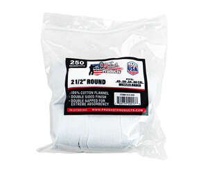 PRO-SHOT PATCH .45-.58CAL 2 1/2" 250
