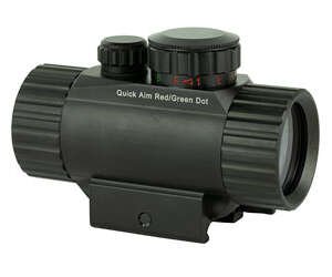 Alternative view of UTG 3.8" ITA RED/GRN CRCL SGHT W/MNT