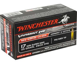 Alternative view of WIN VARMINT HE 17WSM 25GR PT 50/500