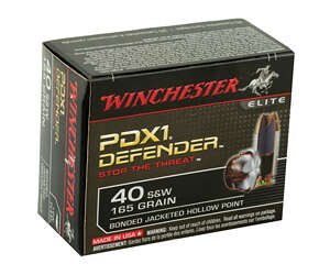 Alternative view of WIN DEFENDER 40SW 165GR JHP 20/200