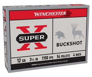WIN SUPER-X 12GA 3.5" 4 BUCK 5/250
