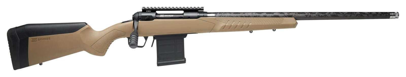 SAVAGE ARMS 110 TAC 6.5PRC CARBON FDE #