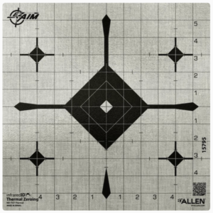 ALLEN EZ AIM 12" INFARED BULEYE TGT