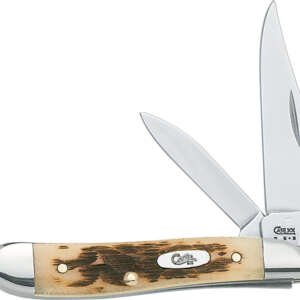 CASE P-NUT 2BL 27/8" AMBER BONE