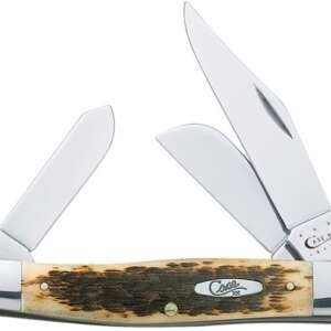 CASE STKMN 3BL 4.25" AMBER BONE