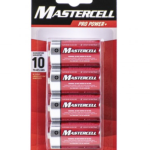MASTERCELL ALKALINE C 4PK BATTERIES
