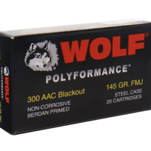WOLF 300AAC 145GR FMJ STEEL 20RD