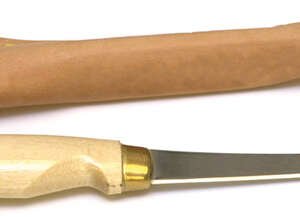 EC WOOD HANDLE FILLET KNIFE 4"SS