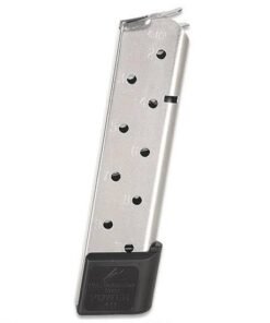 Chip McCormick Full-Size 1911 Railed Power Mag (RPM) Handgun Magazine Stainless .45 ACP 10/rd