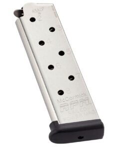 Chip McCormick Railed Power Handgun Magazine Stainless (RPM) .45 ACP 8/rd
