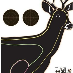 Champion VisiColor High-Visibility Paper Targets Deer 13" X 18" 10/Pack
