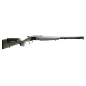 CVA OPTIMA 50 cal Muzzleloader Nitride Stainless Barrel | OD Green V3 - 0 MOA Pic Rail