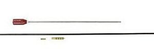 J. Dewey 2-Piece Cleaning Rod .50 cal Nylon Coated - Male Thread 12-28