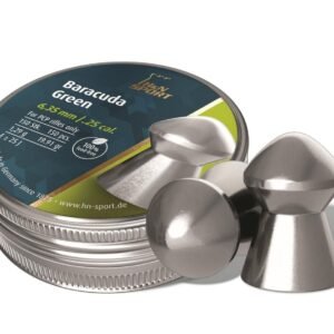 H&N Baracuda Green .25 Caliber Airgun Pellets 150 Count