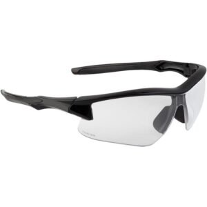 Howard Leight UVEX Acadia Shooting Glasses Black with Clear Lens