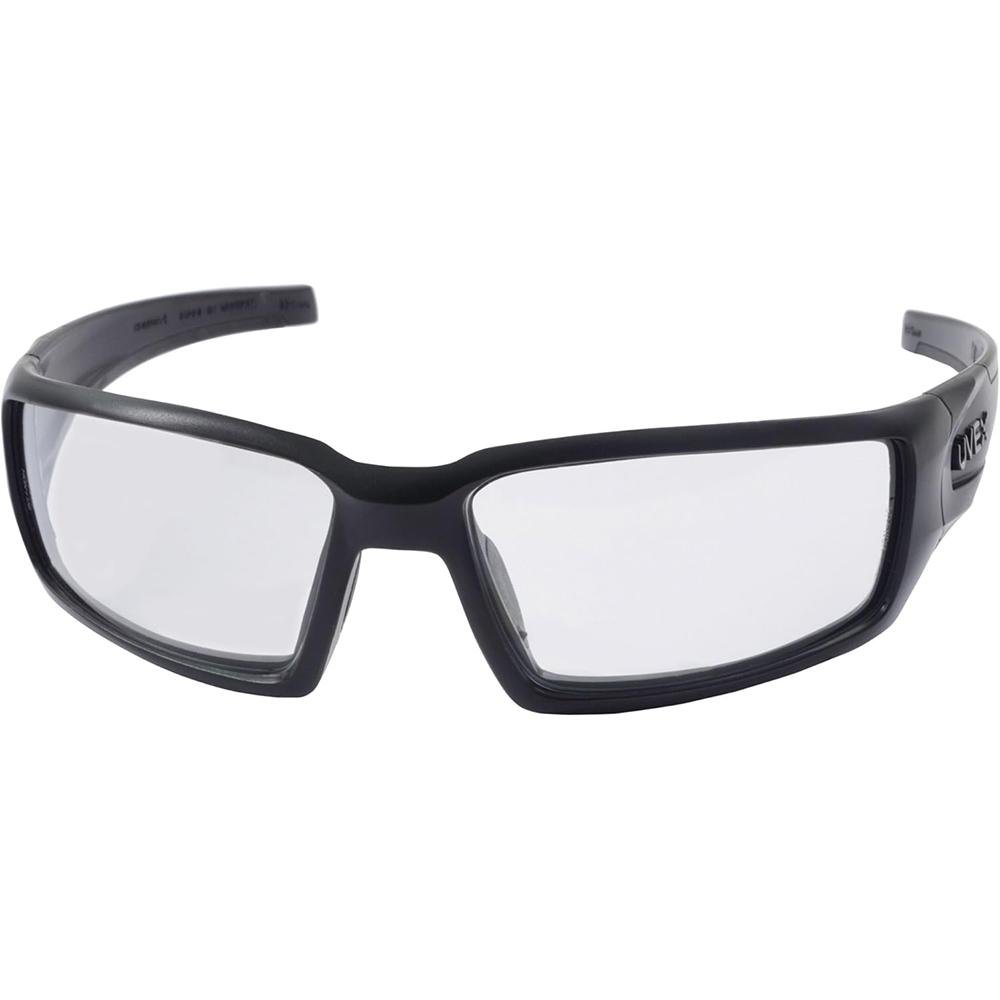 Howard Leight UVEX Hypershock Shooting Glasses Black with Clear Lens