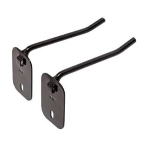 Hornady Square-Lok 4" Single Peg Hook Black 2/ct