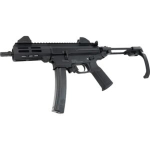 SDS Imports Mac IX Handgun 9mm Luger 30rd Magazines (2) 6.5" 1/2x28 Threaded Barrel Black with J-Brace