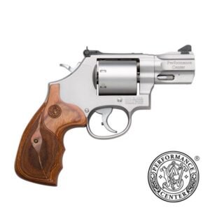 Smith & Wesson L-Frame Model 686 Handgun .357 Mag 7rd Capacity 2.5"  Barrel Silver with Wood Grip