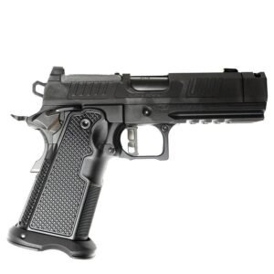 Alpha Foxtrot AF1911-Romulus MOS Adapter Handgun 9mm Luger 17(1) & 20rd(1) Magazines 3.5" Comp Threaded Barrel DLC Black