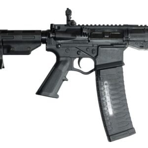 ATI ALPHA MAXX AR Pistol - Black | 5.56NATO | 7.5" barrel | 7" M-LOK Polymer Handguard | Flip-up sights | 60rd mag | Rear Blade