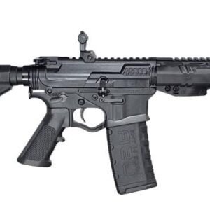 ATI ALPHA MAXX AR Pistol - Black | 5.56NATO | 7.5" barrel | 7" M-LOK Polymer Handguard | Flip-up sights | 30rd mag | Rear Blade