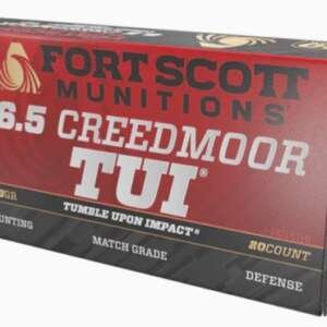 Fort Scott Munitions 6.5 Creedmoor Rifle Ammo - 123gr | 20rd Box