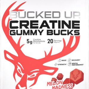 BUCKED UP CREATINE GUMMIES - MELON MADNESS 20 SERVINGS