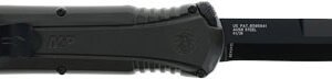 S&W M&P OTF 3.5" SINGLE EDGE - SPEAR POINT BLACK/GRAY