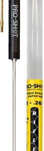 PRO SHOT STAINLESS 1PC PISTOL - CLEANIN ROD 18" .22 CAL & UP