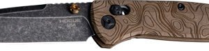 HOGUE MYSTO 3.4" ABLE LCK FLDR - CLIP POINT STONEWASH EARTH