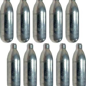 BYRNA 8 GRAM CO2 CARTRIDGES + - OILER 10 PACK FITS CL & SD