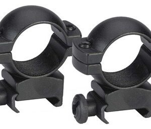 TRADITIONS RINGS 1" WEAVER - HIGH MATTE BLACK