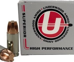 UNDERWOOD 9MM LUGER +P 115GR - XTREME PENETRATOR 20RD 10BX/CS