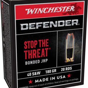 WINCHESTER SUPREME ELITE 40 SW - 180GR PDX1 DEF 20RD 10BX/CS