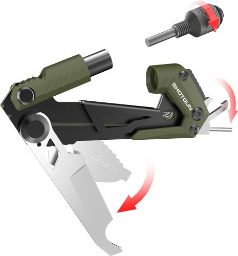 REAL AVID CORE GUN TOOL SHTGUN - CARRY MULTI-TOOL CARABINER - Image 7