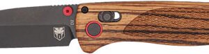 COBRATEC LEGACY BAR LOCK 3" - ZEBRAWOOD/BLACK TANTO D2 BLADE