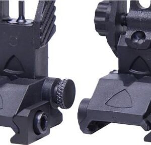 GUNTEC AR-15 EZ SIGHTS POLY - BACK UP THIN IRON SIGHT SET