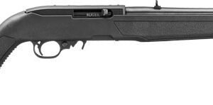 RUGER 10/22 22LR 16.4" THREAD - BARREL BLACK POLYMER STOCK