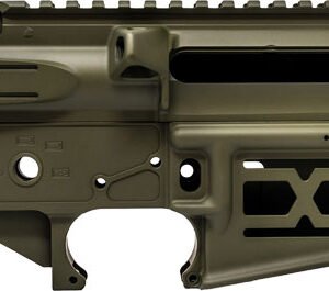 FAXON AR-15 X-TRA LITE - RECEIVER SET OD GREEN STRIPPED