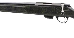 TIKKA T1X LEFT HAND 17HMR 16" - THREADED BLUED/ROUGHTECH EMRLD
