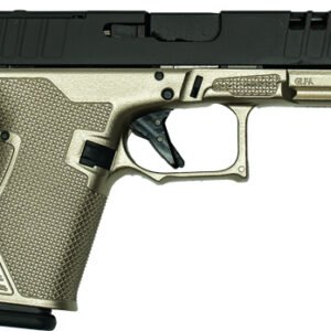 GLFA 19 STRIKER 9MM 4" 15 SHOT - BLACK SLIDE PLATINUM FRAME